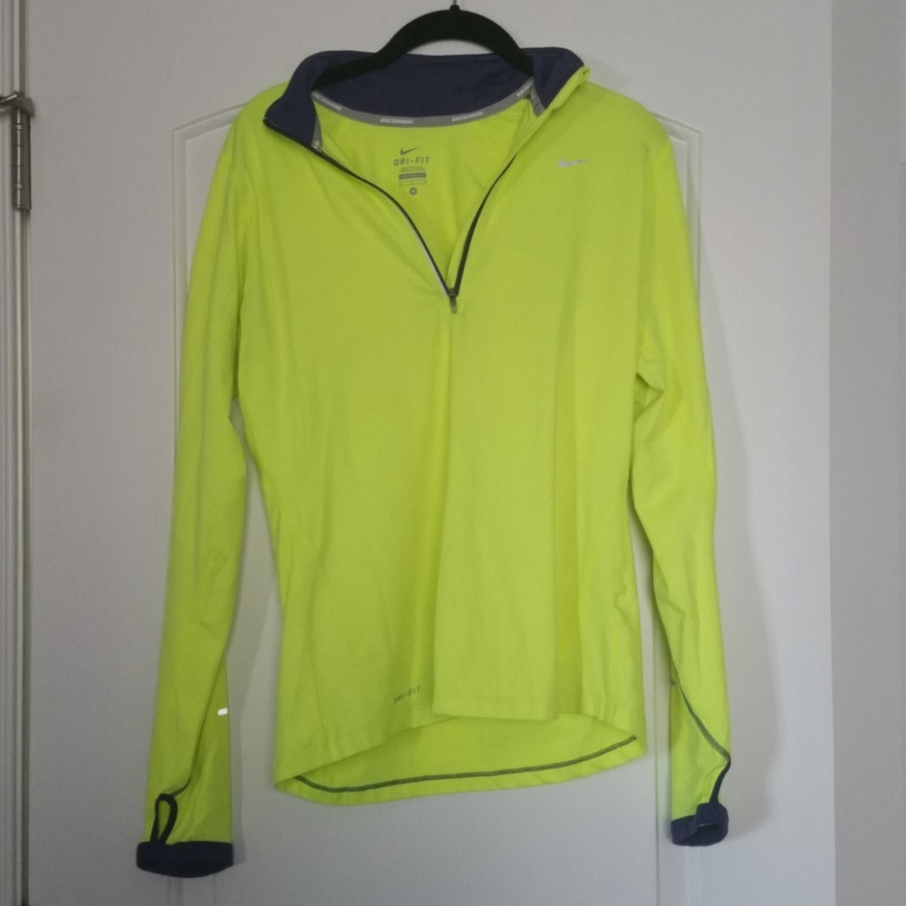 Nike running dri-fit quarter zip long sleeve